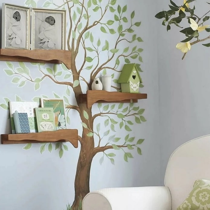 10 интересных идей для создания фигуры дерева на стене, которые сделают ваш интерьер особенным