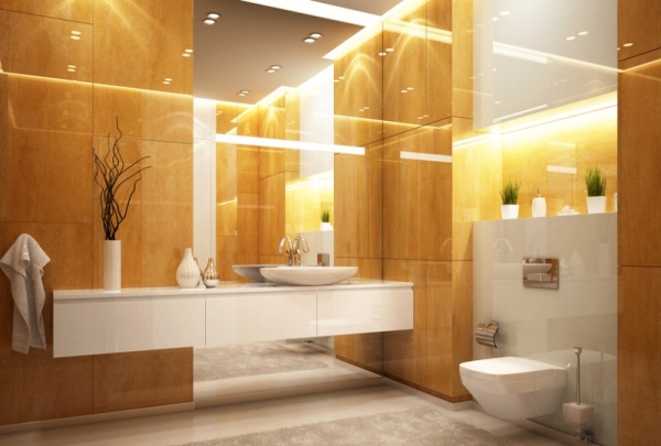 
          Правильное освещение в ванной комнате, лучшие идеи, более 30 фото
 

