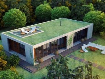 Красивые проекты одноэтажных домов с плоской крышей